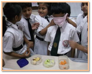 Exploring The Senses With Blindfolds